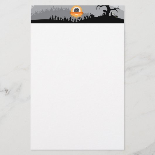 Halloween Hallowiggles Stationery Briefpapier (Voorkant)
