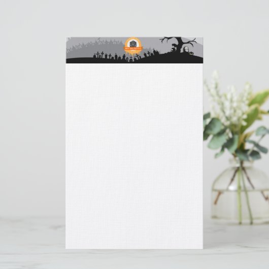 Halloween Hallowiggles Stationery Briefpapier (Staand voorkant)