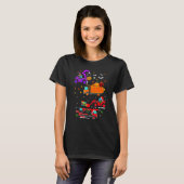 Halloween Hallowthanksmas Construction Vehicle Cra T-shirt (Voorkant volledig)