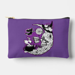Halloween halve maan heksenschedel etui