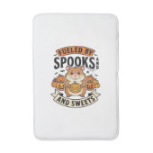 Halloween Hamster Aangedreven Door Spoken Grappig Badmat (Voorkant Verticaal)
