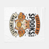 Halloween Hamster Aangedreven Door Spoken Grappig Fleece Deken (Voorkant (Horizontaal))
