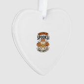 Halloween Hamster Aangedreven Door Spoken Grappig Ornament (voorkant)