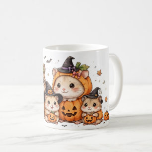 Halloween Hamster Familie Mok