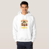 Halloween Hamster Fueled By Spooks And Sweets_1 Hoodie (Voorkant volledig)