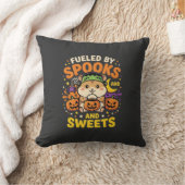 Halloween Hamster Fueled By Spooks And Sweets_1 Kussen (Deken)