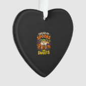 Halloween Hamster Fueled By Spooks And Sweets_1 Ornament (voorkant)