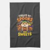Halloween Hamster Fueled By Spooks And Sweets_1 Theedoek (Verticaal)