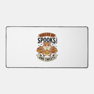 Halloween Hamster Gevoed Door Spoken Grappig Schat Bureaumat