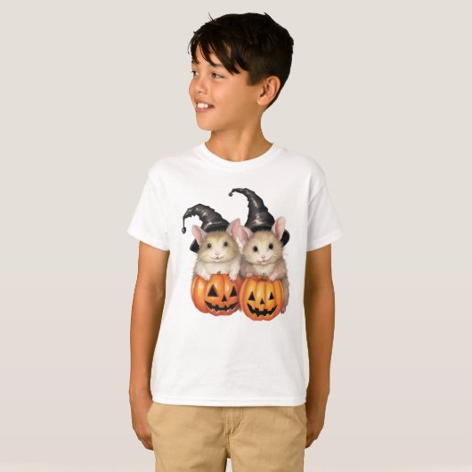 Halloween Hamster T-shirt (Voorkant volledig)