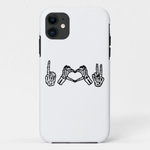 Halloween Hand gebarentaal in hart vrede Case-Mate iPhone Case