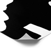 Halloween Hand getrokken patroon achtergrond Poster (Hoek)