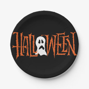 HALLOWEEN HAND LETTERING BORDEN PAPIER PARTIJ PAPIEREN BORDJE