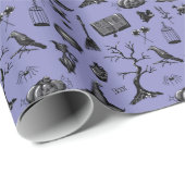 Halloween handgetekend inpakpapier (Rol Hoek)