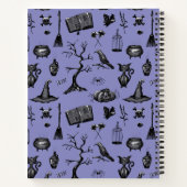 Halloween handgetekend spiraal Notitieboek (Achterkant)