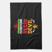 Halloween Handsome Little Birthday Theedoek (Verticaal)