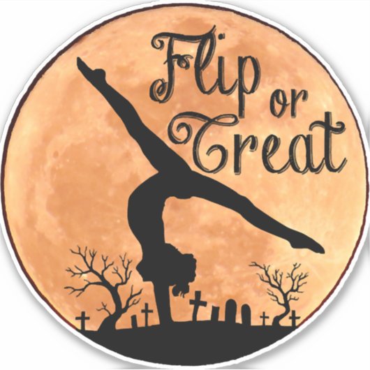 Halloween Handtribunes Sticker (Voorkant)