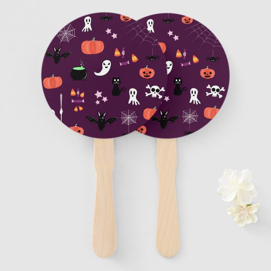Halloween Handwaaier (Voorkant en achterkant)