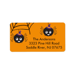 Halloween Hang met het etiket van het het Adres va
