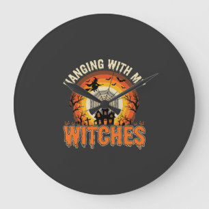Halloween Hangen Met Mijn Heksenhuis Grote Klok