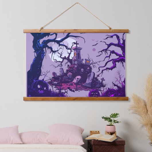 HALLOWEEN HANGEND WANDKLEED (Slaapkamer)