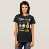 Halloween Hanging With My Gnomies Pumpkin T-shirt (Voorkant volledig)