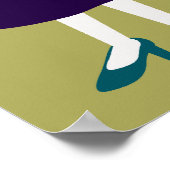 Halloween Hangout Fun Cartoon Art Design Poster (Hoek)