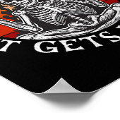 Halloween hangt daar in het wordt erger grappig sk poster (Hoek)