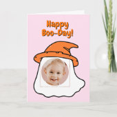 Halloween Happy Birthday Kaart (Voorkant)