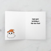 Halloween Happy Birthday Kaart (Binnen)