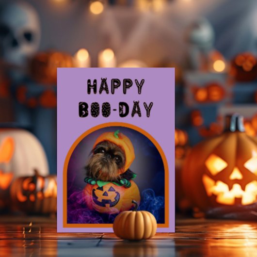 Halloween Happy Birthday Kaart