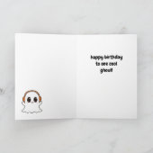 Halloween Happy Birthday Kaart (Binnen)