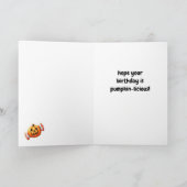 Halloween Happy Birthday Kaart (Binnen)