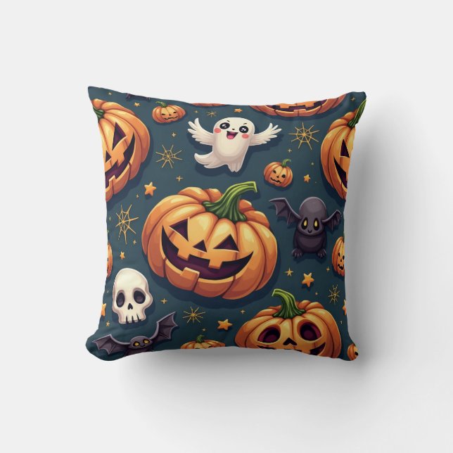 Halloween Happy Dance Cushion Kussen (Voorkant)