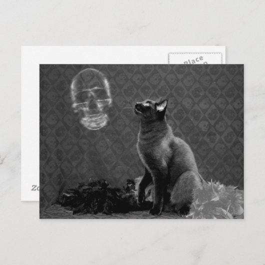 Halloween Happy en de Ghost Briefkaart (Voorkant / Achterkant)