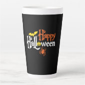 Halloween Happy Halloween Birthday Latte Mok (Voorkant)