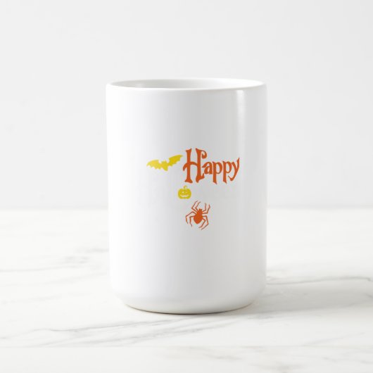 Halloween Happy Halloween Birthday Magische Mok (Midden)