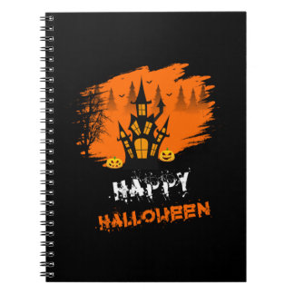 Halloween Happy Halloween Birthday Notitieboek