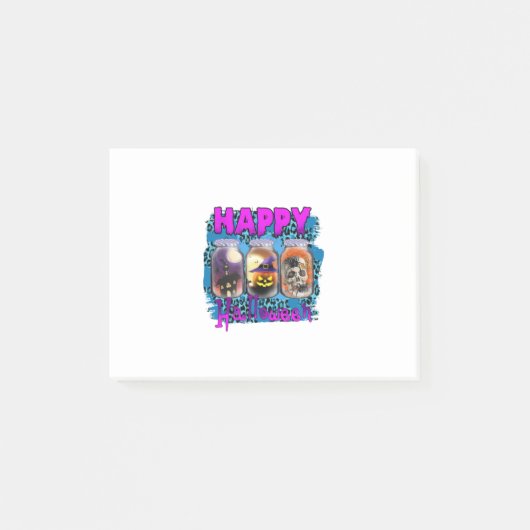 Halloween Happy Halloween Birthday Post-it® Notes (Voorkant)