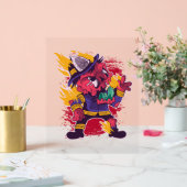 Halloween Happy Halloween brandweerkostuum Acryl Bord (Huwelijk)