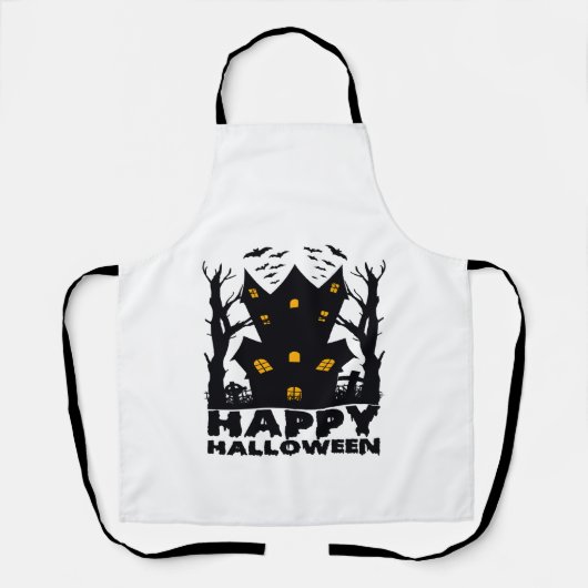 Halloween ( Happy Halloween House) Schort (Voorkant)