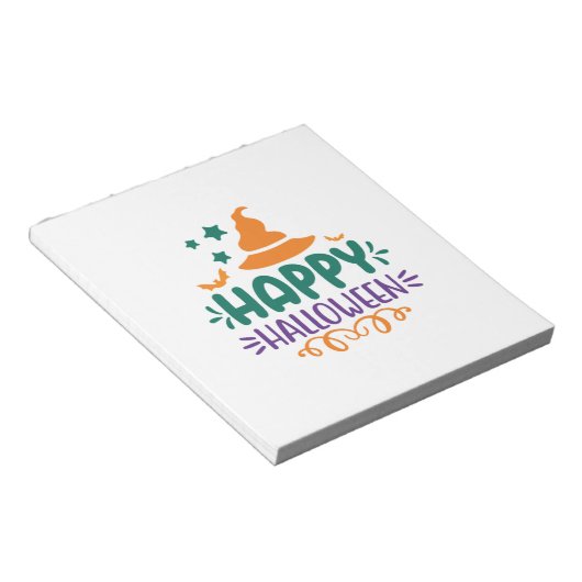 Halloween Happy Halloween Notitieblok (Schuin)