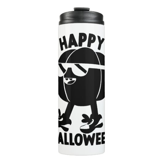 Halloween Happy Halloween pompoen Thermosbeker (Voorkant)