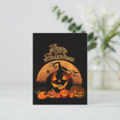 Halloween - Happy Halloween Pumpkins Briefkaart (Staand voorkant)