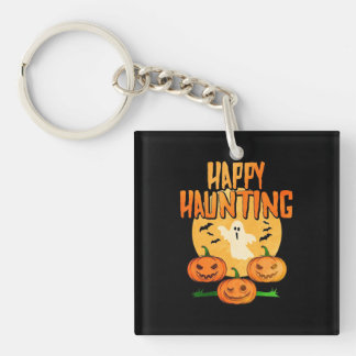 Halloween Happy Haunting Sleutelhanger