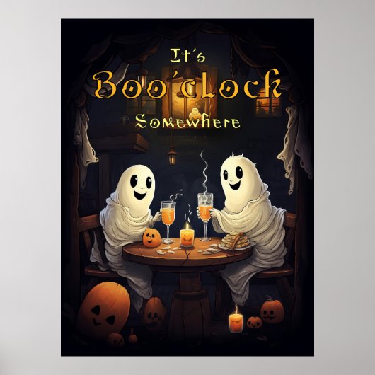 Halloween Happy Hour Poster (Voorkant)