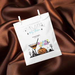 Halloween Happy Hour Pumpkin Cocktail Baby shower Bedankzakje