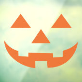 Halloween Happy Pumpkin Face Window Vinyl Decal (Vel 3)