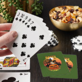 Halloween Happy Pumpkin Halloween Pokerkaarten (Insitu)