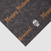 Halloween Happy Skulls Tissue Paper Tissuepapier (Detail)